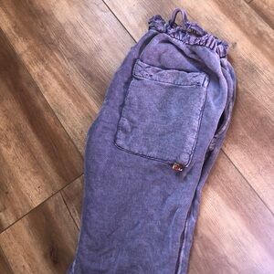 freecity Purple Cozy sweats with Branded Tag